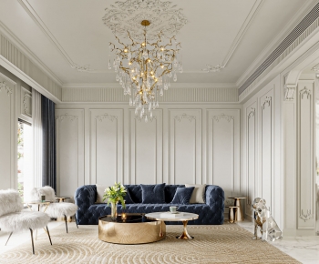 French Style A Living Room-ID:715101008