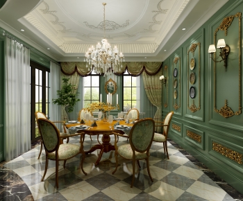 European Style Dining Room-ID:532910113