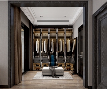 Post Modern Style Clothes Storage Area-ID:438175923