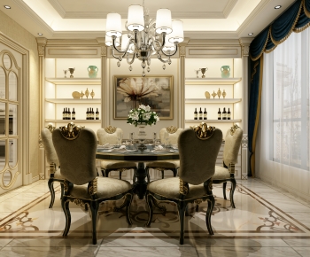 European Style Simple European Style Dining Room-ID:186750944