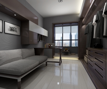 Post Modern Style Clothes Storage Area-ID:932421927