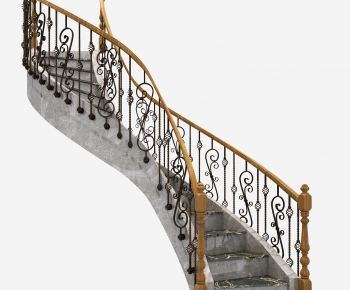 European Style Rotating Staircase-ID:422786001