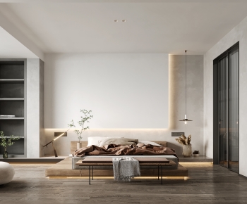 Modern Wabi-sabi Style Bedroom-ID:636926897