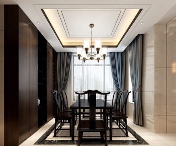 New Chinese Style Dining Room-ID:847884899