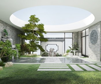 New Chinese Style Courtyard/landscape-ID:930140036