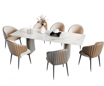 Modern Dining Table And Chairs-ID:254944095