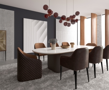 Modern Dining Room-ID:955231233