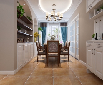 American Style Dining Room-ID:377806909