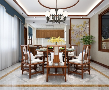 Chinese Style New Chinese Style Dining Room-ID:176991944