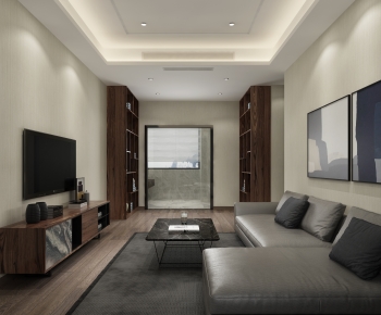 Modern A Living Room-ID:969203951