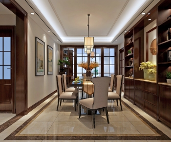 New Chinese Style Dining Room-ID:332403901