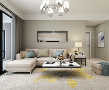Modern A Living Room-ID:332514055