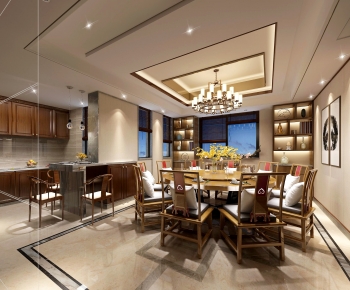New Chinese Style Dining Room-ID:471910004