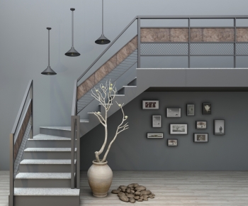 Industrial Style Stairwell-ID:480775124