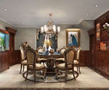American Style Dining Room-ID:977911951