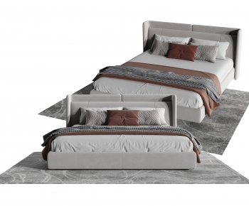 Modern Double Bed-ID:630039935