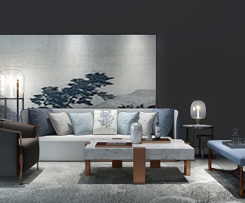 New Chinese Style Sofa Combination-ID:577275994