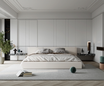 Modern French Style Bedroom-ID:366957902