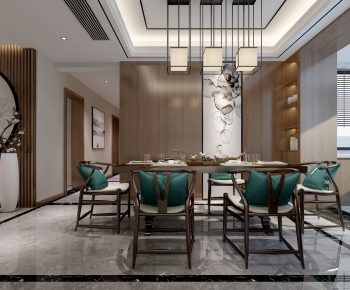 New Chinese Style Dining Room-ID:852292061