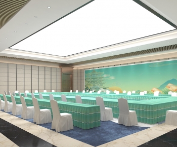 New Chinese Style Meeting Room-ID:992877969