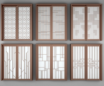 New Chinese Style Door-ID:953372009
