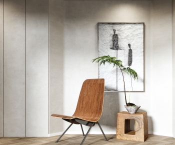 Wabi-sabi Style Lounge Chair-ID:827929979