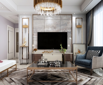 Modern A Living Room-ID:370349921