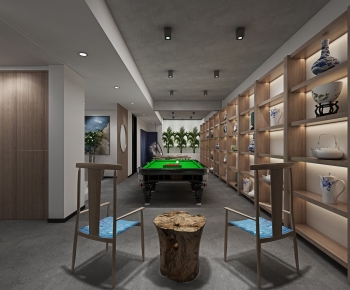 New Chinese Style Billiards Room-ID:478910924