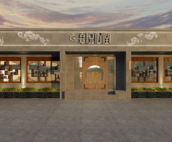 Chinese Style Facade Element-ID:398112067
