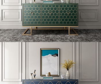 Post Modern Style Side Cabinet-ID:246739419