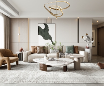 Modern A Living Room-ID:481989434