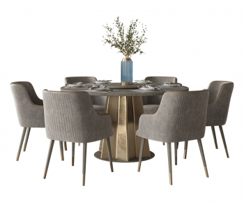 Modern Dining Table And Chairs-ID:133065947