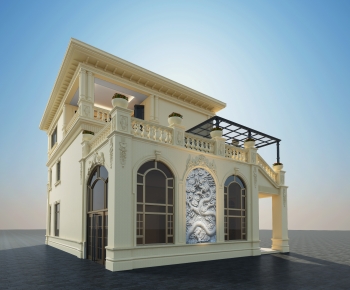 European Style Classical Style Villa Appearance-ID:848610431