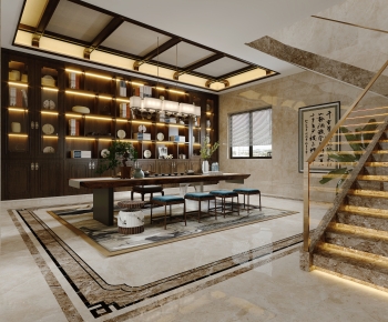 New Chinese Style Tea House-ID:152302031