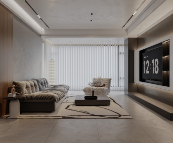 Modern A Living Room-ID:790743118