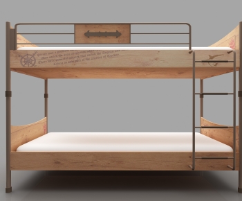 Southeast Asian Style Bunk Bed-ID:854569919
