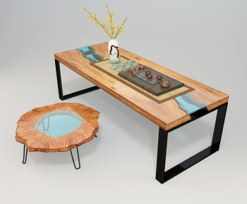 New Chinese Style Tea Tables And Chairs-ID:224097014