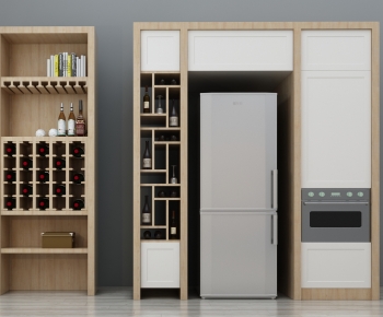 Nordic Style Wine Cabinet-ID:630254981