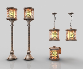New Chinese Style Floor Lamp-ID:383712056