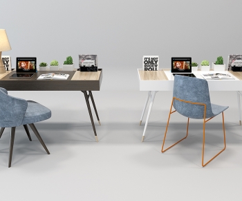 Modern Computer Desk And Chair-ID:426688913