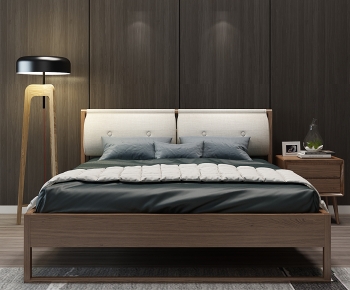 New Chinese Style Double Bed-ID:918926009
