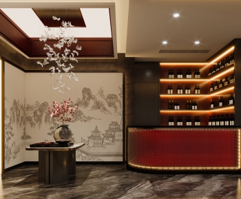 New Chinese Style Catering Space-ID:199207073