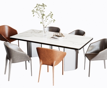Modern Dining Table And Chairs-ID:258594043