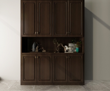 New Chinese Style Shoe Cabinet-ID:550580026
