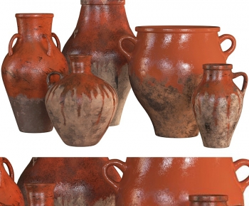 Modern Clay Pot-ID:671047939