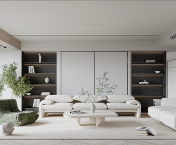 Modern Wabi-sabi Style A Living Room-ID:170905115