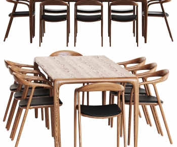 Modern Dining Table And Chairs-ID:402550947