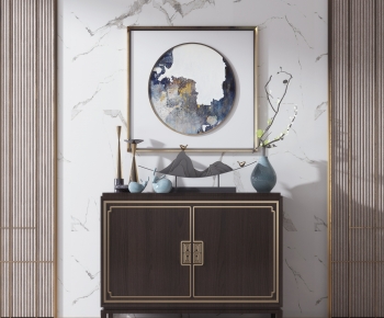 New Chinese Style Side Cabinet-ID:108253004