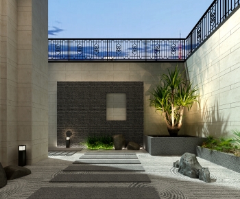 New Chinese Style Courtyard/landscape-ID:310472978