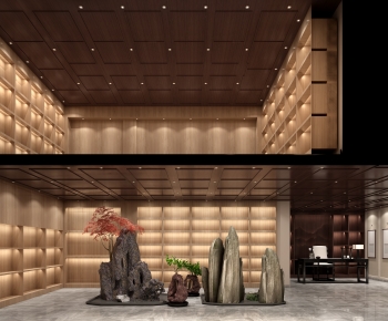 New Chinese Style Exhibition Hall-ID:334089997